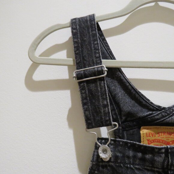 LEVI'S Premium Red Tab™ Men's Overalls in Darkly Wash Black Utility Workwear NWT - Picture 6 of 16